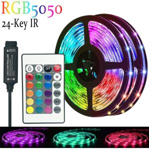 4m LED lys Bluetooth RGB lys Led lys strip 5050RGB lys strip + 24 taster fjernbetjening Bluetooth lys 4