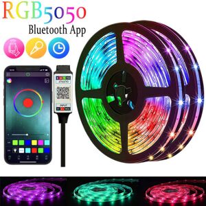 4m LED lys Bluetooth RGB lys Led lys strip 5050RGB lys strip + 24 taster fjernbetjening Bluetooth lys 5