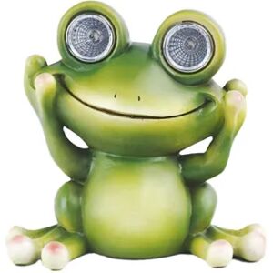 Solar Creative Cute Frog Udendørs LED Havelys Stue Ou