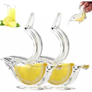 Akryl fugle citronpresser citron frugtsaft med hældetud 5pcs