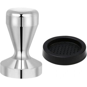 FLOWER LOST 51 mm rustfrit stål kaffepresse, kaffepresser, espresso kaffetamper Køkkentilbehør med silikonepude