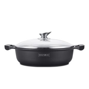 Royalty Line Gryde med glaslåg - 32cm 5,5L - Nonstick-induktion