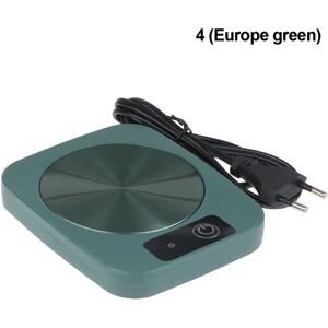 WINE Temperaturjusterbar Elektrisk Touch Pad Kaffekrus Kopvarmer EU220V green