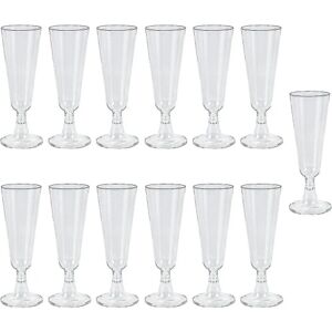 60 st 150 ml engangs hårdplast Champagneglas Rödvinsglas Bägare Vinglas Party Festival (FMY)