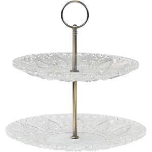 Kagefad 2-lags Glas Chic Antique Crystal