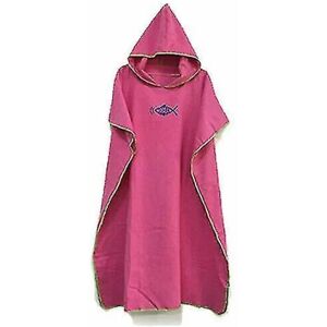 Hætte Poncho Håndklæde Strandkåbe Badekåbe Quick Dry Bad Unisex-1