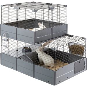 FERPLAST Multipla Double - modulært bur til kanin eller marsvin