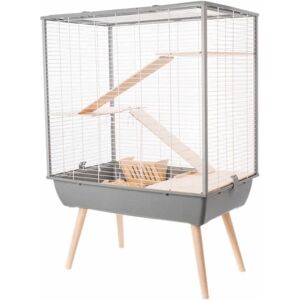 Zolux Cage Neo Cozy Large Rodents H80, grå farve Black