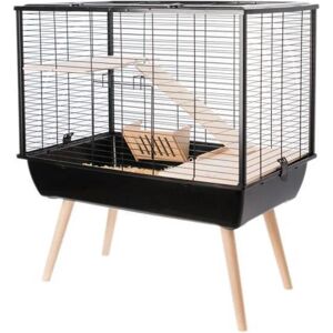 Zolux Cage Neo Muki Large Gnavere H58, sort Black