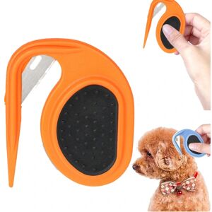 brand Pet Knotting Comb, De Knotting Comb til hunde Pet Grooming Brush Dematting Tools Black