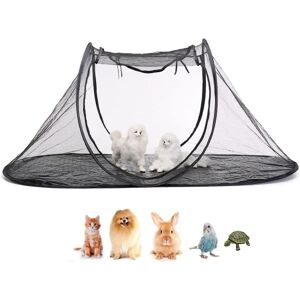 Pet Telt Udendørs Pet House Telt Udendørs Have Kat Telt Mesh Hunde Camping Telt til haven terrasse om sommeren 120x63x50 cm