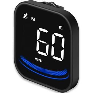 Digital GPS Speedometer, Head-up Display med Speed ​​MPH, Retning, Overhastighed Alarm HD Display Meter, til alle køretøjer