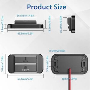 2stk 12v Rv Usb-udtag, 36w Dual Qc3.0 Usb-bilopladerstik Stikkontakt med hætte, 12v 24v Car Ch