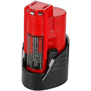 1,5ah 12v 12 Vlot M12 Li-ion ledningsfrit elværktøj batteri til Milwaukee 48-11-2401 48-11-2402 48-11-2411 M12 Xc Gratis fragt