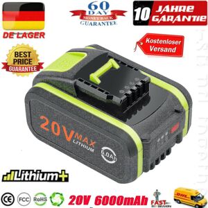 2024 4.0Ah 20V erstatning for Worx-batteri 20V Max Lithium-ion-batteri Kompatibel med Worx-batteri