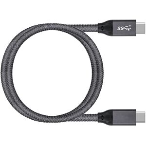 Northix Kabel med Dobbelt USB-C 3.2-stik Grey