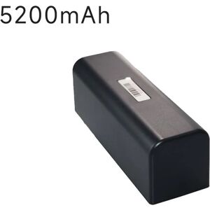 DAO Støvsuger batteriudskiftning kompatibel Xiaomi Roborock S50 S51 S55 T60 E352-00 S502-00 C10 E20 E35 14.4v 5.2ah Sc batterier [DB] 1PCS 5200mAh Black 14.4V