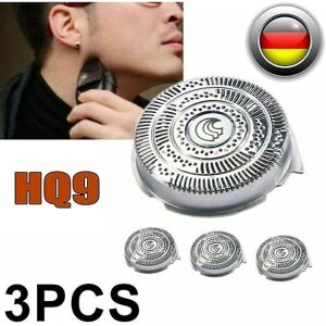 3 udskiftningsbarberhoveder til Philips Hq9 Hq8140 9160 Pt920