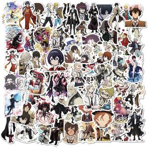 100 stk Bungo Stray Dogs Stickers Anime Sticker Pvc Graffiti Decals Kuffert