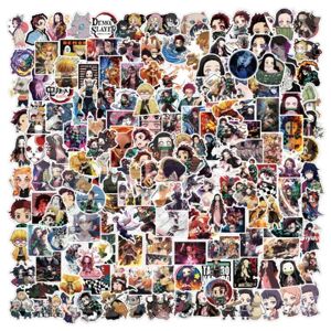 HEET 200 stk Anime Demon Slayer PVC-klistermærker til DIY Skateboard
