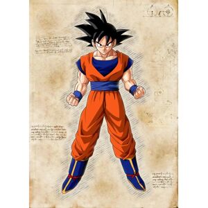 A3-print - Dragon Ball Z - Son Goku Multicolor