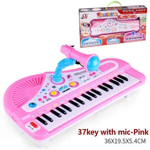 Toyz Land Elektronisk keyboard klaver til børn med mikrofon musikalsk instrument legetøj