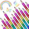 4 farve i 1 farverige blyanter Multi farvet blyant træ