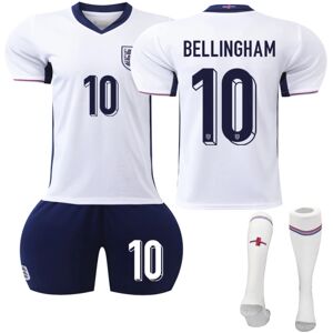 2024-2025 England hjemmefodbolddragt nr. 10 Bellingham Adult M