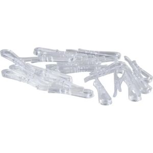 600 Stk Alligator Clips Transparent Shirt Clips Folde Clips