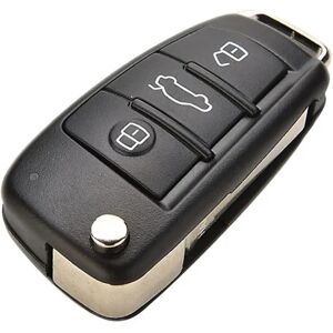 Farfi 3 Buttons Flip Remote Key Shell Case Fob Til Au-di A6l Q7 A2 A3 A4 A6 A6l A8 Tt