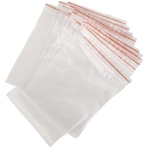 100-Pak - 16x24cm Ziplock / Lynlåsposer / Zip Lock Poser Transparent