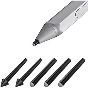 Microsoft 5 stk. Pen Tips Stylus Pen Tip 2h erstatningssæt til Surface Pro 7/6/5/4/book/studio/go Black