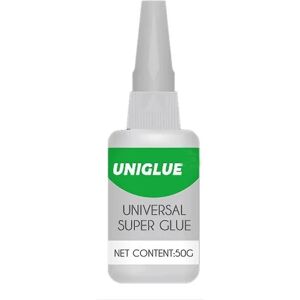 Uniglue Universal Super Lim Stærk Plastic Lim til Harpiks Keramisk Metal Glas (Hvid grøn)