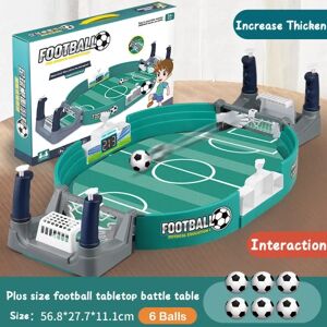 Familiefest Fodbold Brætspil Desktop Interaktivt fodboldlegetøj Børn Drenge Sport Bærbart udendørs spil Gave Large 6 Balls