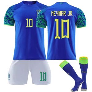 22-23 Brasilien ude og T-shirt nr. 10 Neymar Jr fodbolduniform - Perfet S