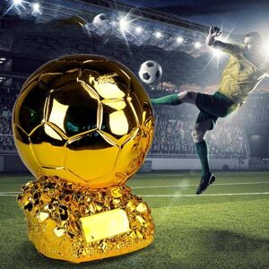 AVANA Football Trophy-21CM Creative Home Ball Trophy European Gold Plat