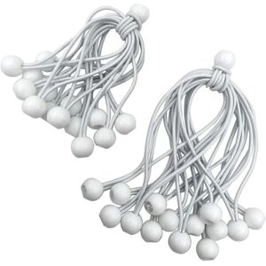 Bungee ledning, 30 stykker Bungee Hook Bungee med plastik kugle, Telt Bungees f