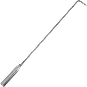 Metal Fire Poker Udendørs Indendørs Fire Pit Poker Pejs Fire Pit Tool Jern Pejs Pokerværktøj 42x4cm