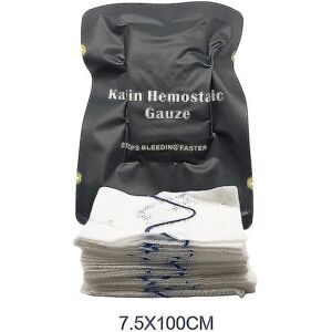 Hæmostatisk Kaolin Gaze Combat Emergency Trauma Z-fold Opløselig til Ifak Tactical