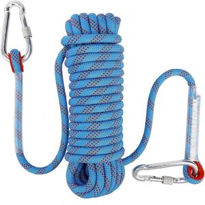 OCEAN Statisk klatrereb 10m Blue Rescue Parachute Rope Rappelling Ro