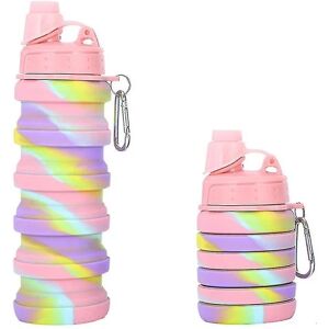 Galaxy Barn vattenflaskor Rainbow 500 ml vattenflaska flicka vattenflaska läckage burkar barn dricksflaska farve 2