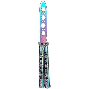 1 stk Butterfly Sharp Tool Dull Safety Usliped Pocket Blunt Balisong Trainer Practice Tool