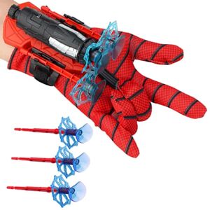 unbranded Spider Gloves Man Web Shooter Legetøj, Spider Kids Plastic Superhelte Launcher Glove Hero Movie Launcher