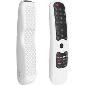 Generic LG Magic Remote 2021 MR21 silicone cover - White White