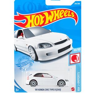 2022-125/2021-214 Hot Wheels-biler 99 Honda Civic Type R Ek9 1/64 Metal Diecast Model Collection Legetøjskøretøjer