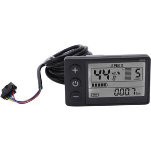 S866 Elcykel Display LCD Meter 24V 36V 48V El-scooter kontrolpanel med SM stik