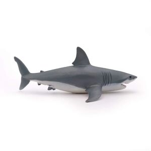 Simulering marinedyr plastik model stor hvid haj haj dukke legetøj