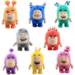 Oddbods Plys 18 cm tegneserie blødt spil Dukke Action Figur Gave Børnelegetøj Hot Orange