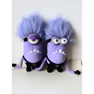 Minions Collection Despicable Me Purple Plys Legetøjsdukke G 2pcs