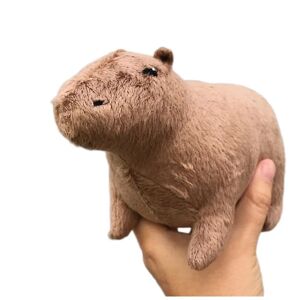 Simulering Capybara Plys Legetøj Sød Capybara Fyldedyr Dukke Fødselsdagsgave Shytmv One Size